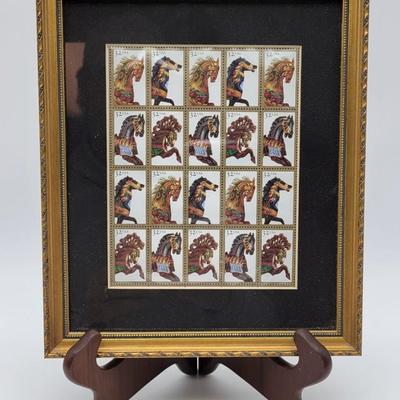 Framed Stamp Art