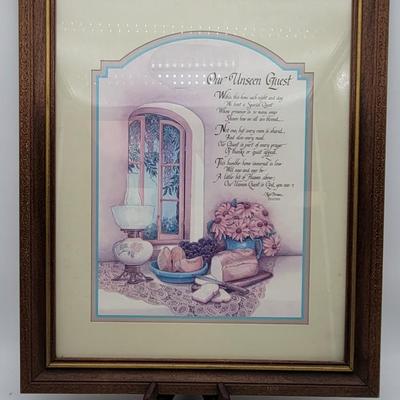 Our Unseen Guest Framed Art