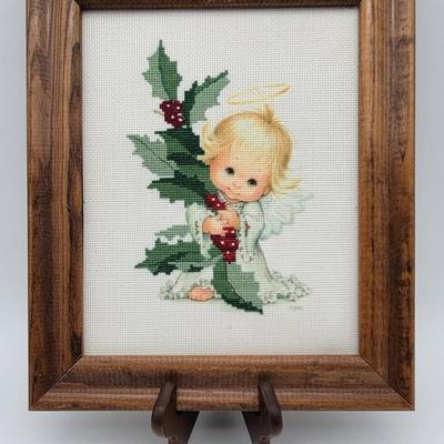 LITTLE Angel Stitched Art