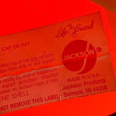 Vintage Jackson Products Fiberglass Safety Hard Hat Traffic Cone Orange