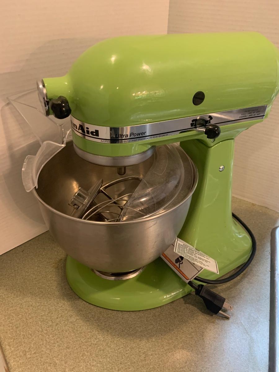 Kitchenaid Mixer Green Apple Tested Works with box EstateSales