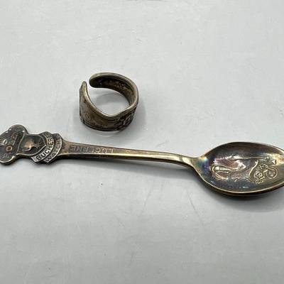 Vintage Rolex Bucherer Watches Lucerne Silver Spoon & Spoon Ring