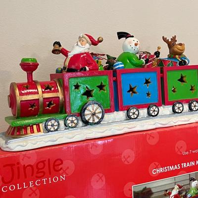 JINGLE COLLECTION ~ Christmas Train Mantlelight