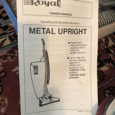 Royal Vacuum Cleaner plus Attachments -Lot 236