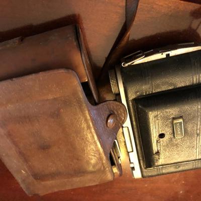 Vintage Kodak Camera with Leather Case -Lot 235
