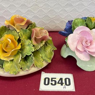 Bone china bouquets