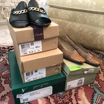 Ladies New & Used Shoes 8-8.5 (Paul Green Boston Bootie Size 8 New) -Lot 230