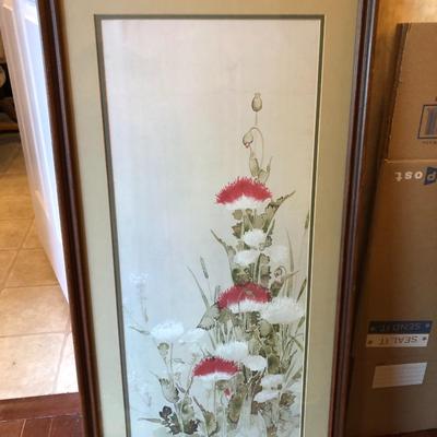 Inns of Philadelphia- Sorrel Horse & Large Floral Print - Both Framed - Lot 229