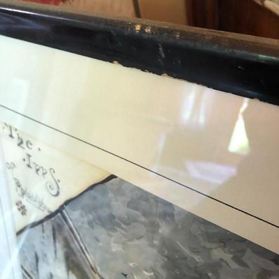 Inns of Philadelphia- Sorrel Horse & Large Floral Print - Both Framed - Lot 229