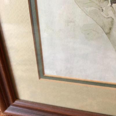 Inns of Philadelphia- Sorrel Horse & Large Floral Print - Both Framed - Lot 229