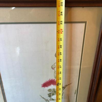 Inns of Philadelphia- Sorrel Horse & Large Floral Print - Both Framed - Lot 229