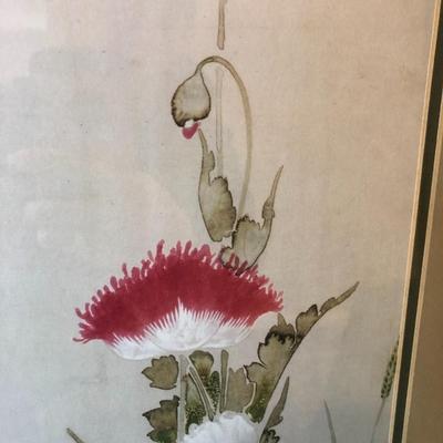 Inns of Philadelphia- Sorrel Horse & Large Floral Print - Both Framed - Lot 229