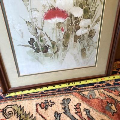 Inns of Philadelphia- Sorrel Horse & Large Floral Print - Both Framed - Lot 229