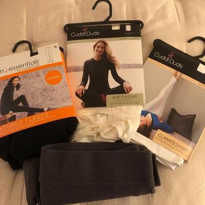 New Cuddl Duds (L&XL) and L.L. Bean (L PET.) Pants -Lot 228