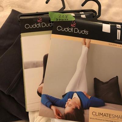 New Cuddl Duds (L&XL) and L.L. Bean (L PET.) Pants -Lot 228