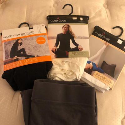 New Cuddl Duds (L&XL) and L.L. Bean (L PET.) Pants -Lot 228