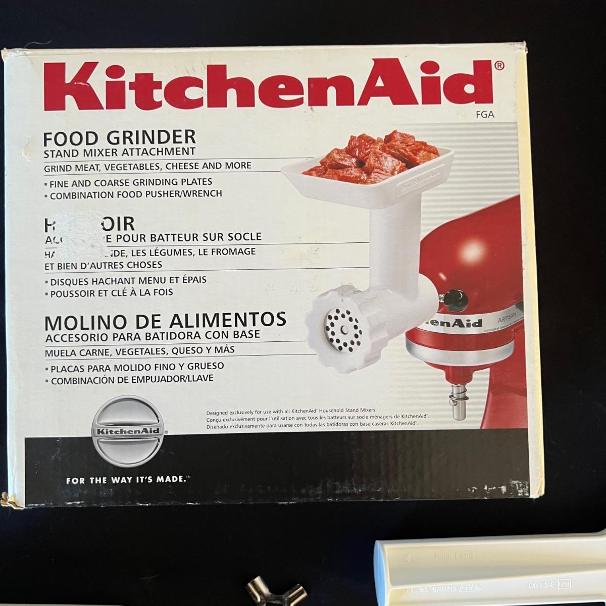 KitchenAid Food Grinder & Pasta Roller Attachments (K-MK)