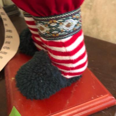 Santa Claus, & Two Elves with Name List - Lot 226