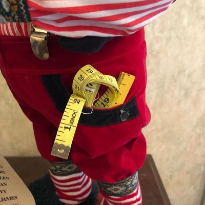 Santa Claus, & Two Elves with Name List - Lot 226