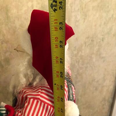 Santa Claus, & Two Elves with Name List - Lot 226