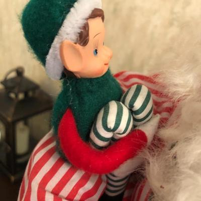 Santa Claus, & Two Elves with Name List - Lot 226