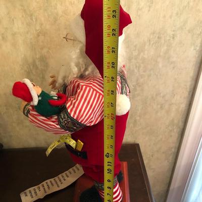 Santa Claus, & Two Elves with Name List - Lot 226