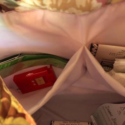 Two Sewing Crochet Baskets with Supplies -Lot 225