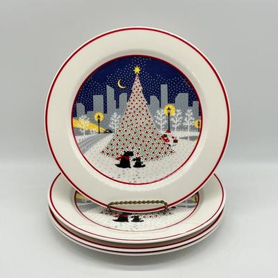 NORITAKE ~ â€˜Twas The Night Before Christmas ~ 5 Piece Plate Setting ~ Service For 4