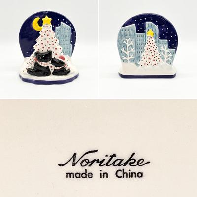 NORITAKE ~ â€˜Twas The Night Before Christmas Duo