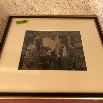 Framed Print - Antique Art Gallery - Lot 220