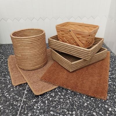 Wicker Baskets and Rugs (M-BB)