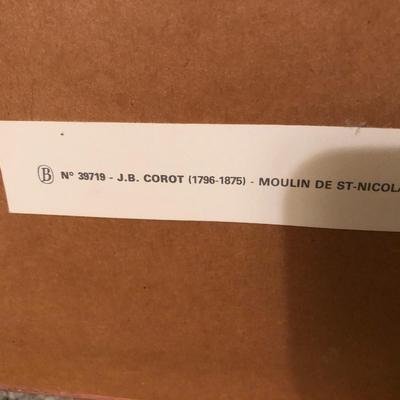 Mill At Saint Nicholas -  J.B. COROT -Framed Print - Lot 217