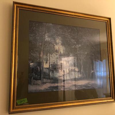 Mill At Saint Nicholas -  J.B. COROT -Framed Print - Lot 217