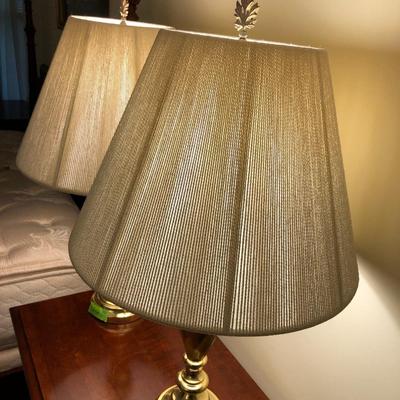 Pair of TAI PAN Matching End Table Lamps -Lot 216
