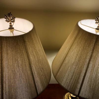 Pair of TAI PAN Matching End Table Lamps -Lot 216