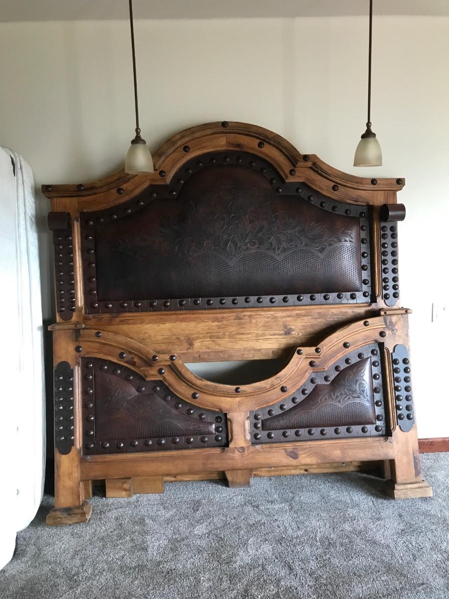 Large Rustic King Headboard and Footboard