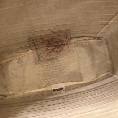 Longaberger Sewing Basket Signed with Lid and Supplies -Lot 214