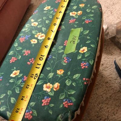 Longaberger Sewing Basket Signed with Lid and Supplies -Lot 214