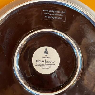 Pottery Pie Plate Moose decor