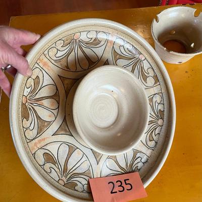 Studio Pottery Lazy Susan.