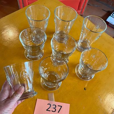 Lot of Crystal Tumblers