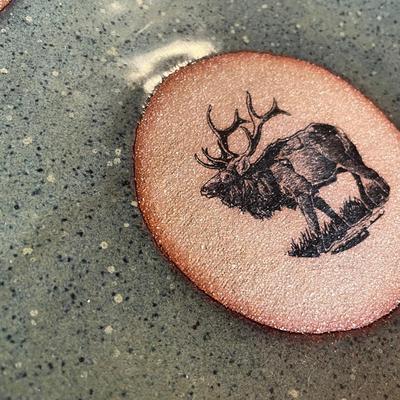 Interesting Elk Plate.