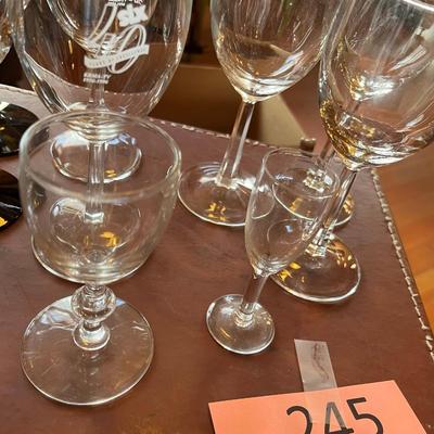 Lot of Wine Glasses