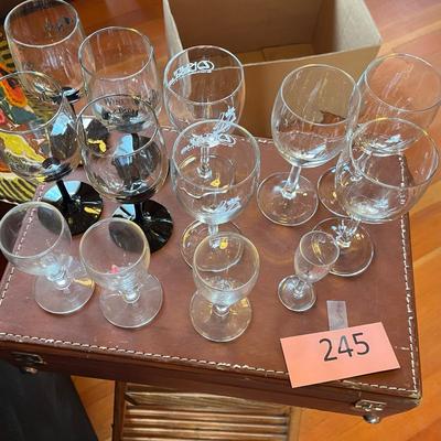 Lot of Wine Glasses