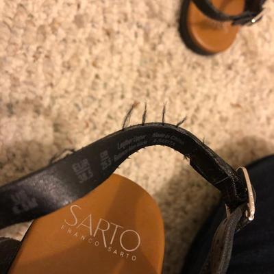 Ladies Shoes Sandals 8M/8.5M, Eileen Fisher, Sarto, Tommy Hillfiger & more -Lot 200