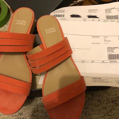 Ladies Shoes Sandals 8M/8.5M, Eileen Fisher, Sarto, Tommy Hillfiger & more -Lot 200