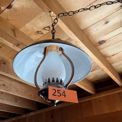 Swag style Copper Lantern light fixture