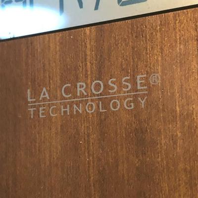 LA CROSSE Technology Atomic Digital Temperature/Date/Time Clock -Lot 204