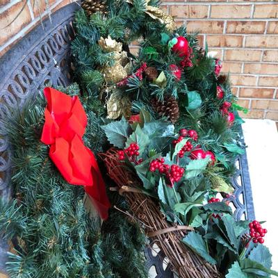 Five Indoor/Outdoor Holiday Wreaths  -Lot 209