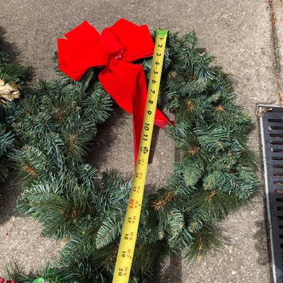 Five Indoor/Outdoor Holiday Wreaths  -Lot 209
